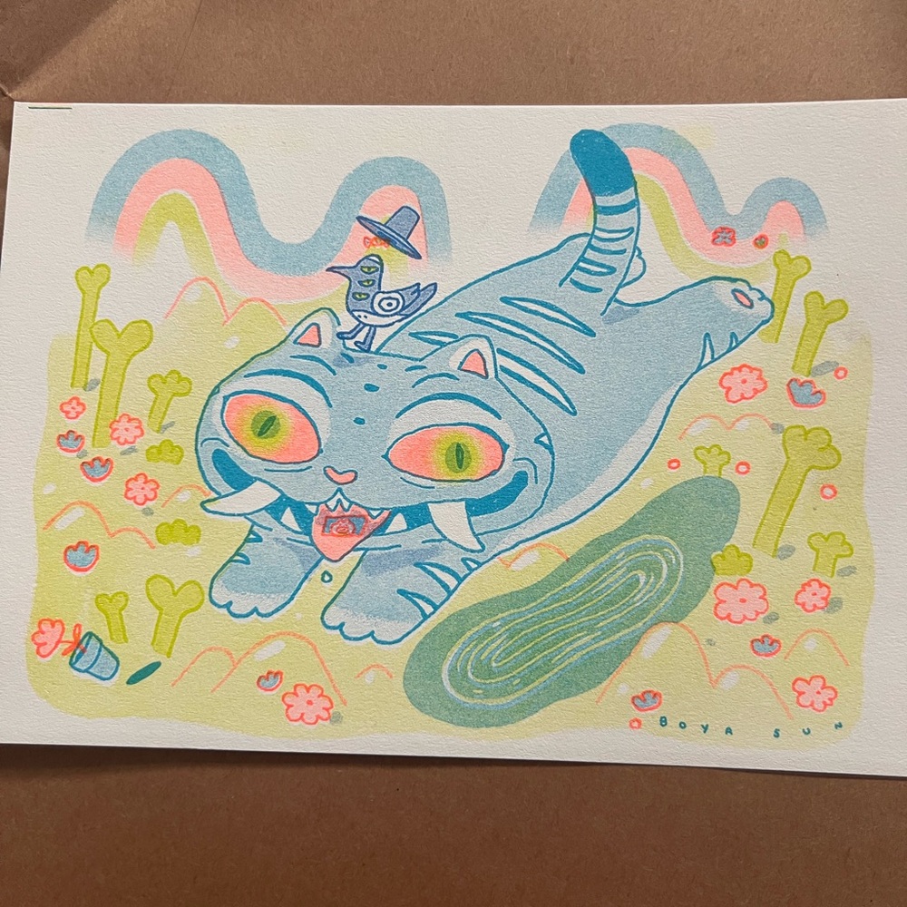 K pop demon hunters Art Print derpy tiger